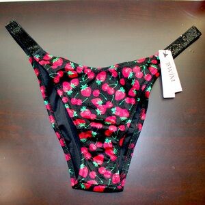 NWT - Victoria’s Secret Shine Strap Brazilian Bikini Bottom